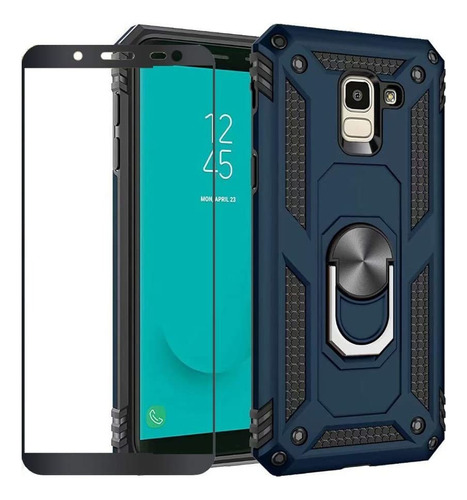 Funda Para Samsung Galaxy J6 2018 Con Templado Gl2560