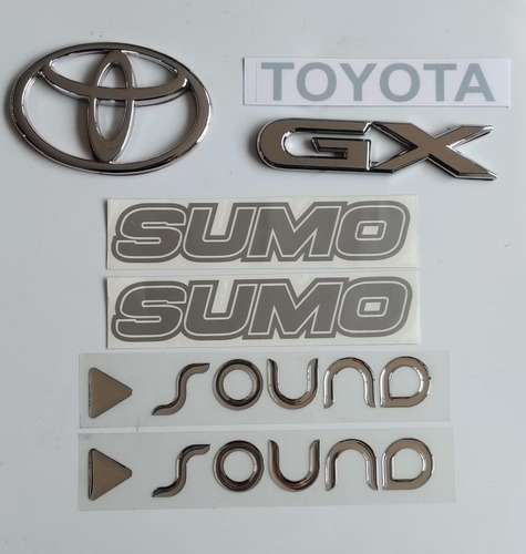 Emblemas Y Calcomanias Toyota Sound Cinta 3m Gris