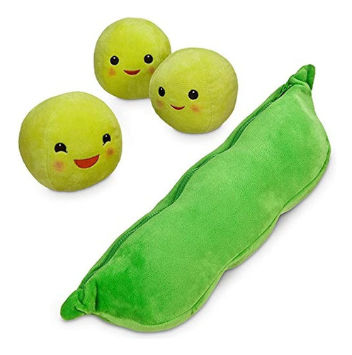 Peluche Diseño De 3 Peas-in-a-pod Verde, 18.0in, Disney