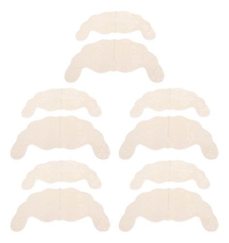 Pegatinas Desechables De Encaje Para El Pecho, 5 Pares, Con