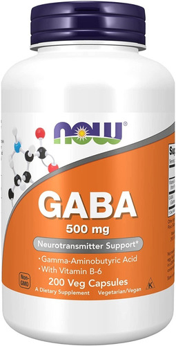 Gaba 500mg 200cps Now - Unidad a $1085