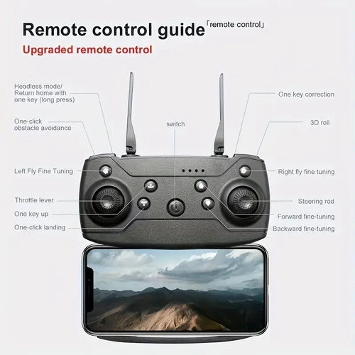 Drone Genérico Con Cámara Hd 480p Wifi.