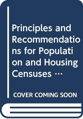 Libro Principles And Recommendations For Population And Hous