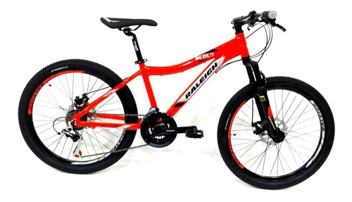 Imagen 1 de 8 de Bicicleta Raleigh Scout Rodado 24 Discos =contino