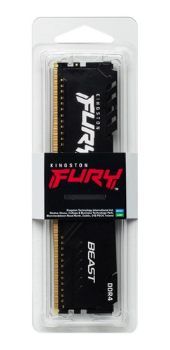 Imagen 6 de 7 de Memoria Ram Kingston Fury Beast Ddr4 4gb 2666mhz Cl16 Full
