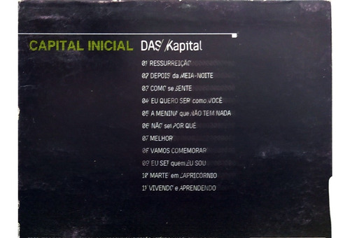 Imagem 2 de 4 de Cd Capital Inicial Das Kapital