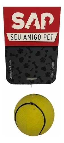 Brinquedo Para Cachorro Bola Esporte 4cm Variadas - Sap Cor Multicor