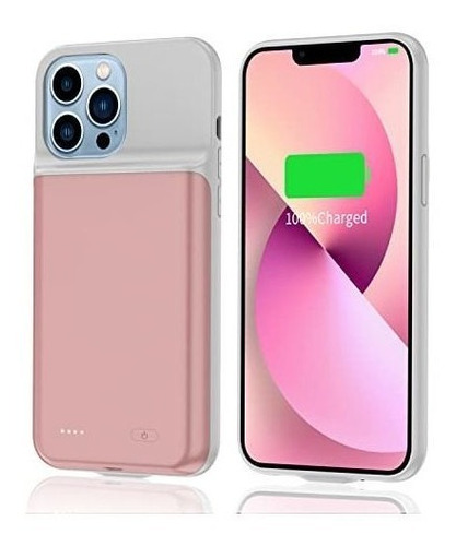 Funda Cargador Compatible iPhone X Color Rosa De Silicona