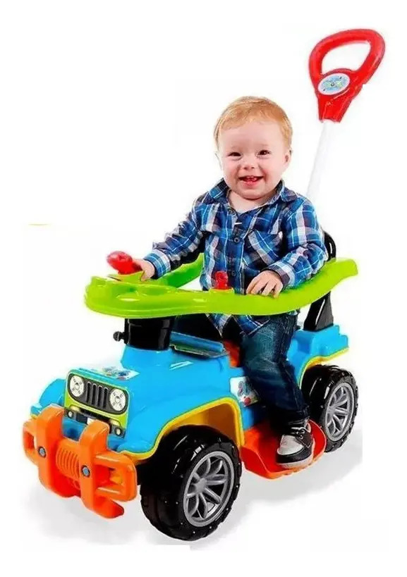 Carrinho Brinquedo Quadriciclo Infantil Jip Jip Colorido