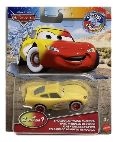 Disney Pixar Cars - Color Changers- Rayo Mcqueen De Paseo 
