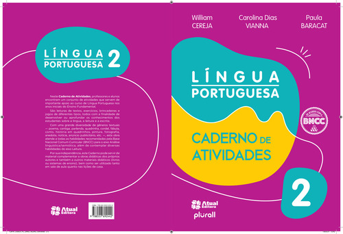 Caderno de Atividades Língua Portuguesa – 2º ano: Lançamento, de Vianna, Carolina Dias. Editorial Atual Didáticos, capa mole em português, 2020