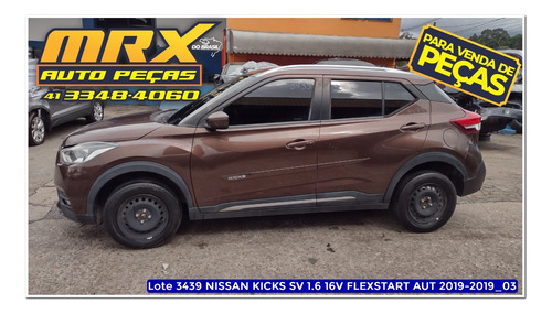 Sucata Nissan Kicks Sv 1.6 16v Flexstart Aut 2019 Pecas