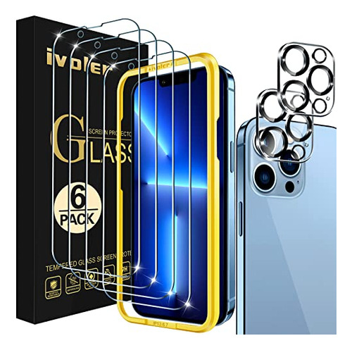 4+2pack]ivoler[4 Pack] Protector De Pantalla 9yyko