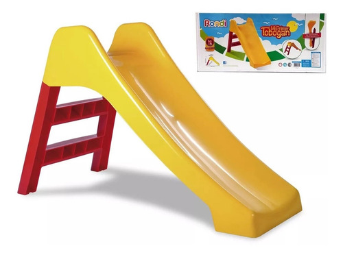Imagen 4 de 7 de Tobogan Plastico Plegable Rondi 3 Escalones 120x50x70cm Piu