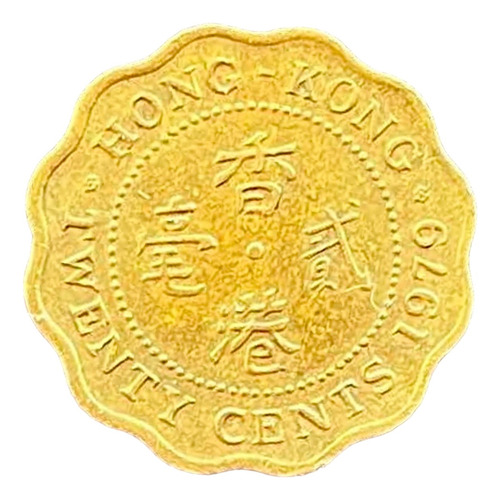 Hong Kong - 20 Cents - Año 1979 - Km #36 - Alveolada