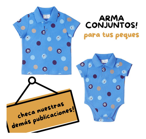 Pañalero Polo - Camisa Playera Ropa Algodón Bebé Niño Niña