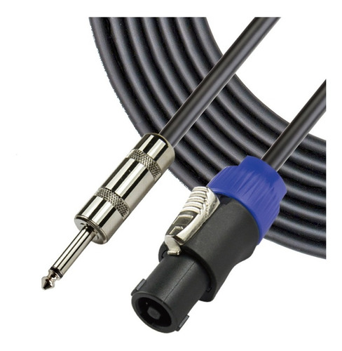 Imagen 2 de 2 de Csa Sc019-1.5-6m Cable Speakon A Plug De 6 Metros Para Bafle
