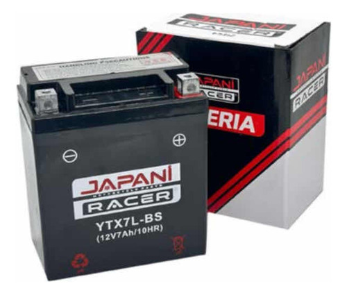 Bateria Gel Ytx7l-bs (akt Ttr/xtz 125/) Japani Racer