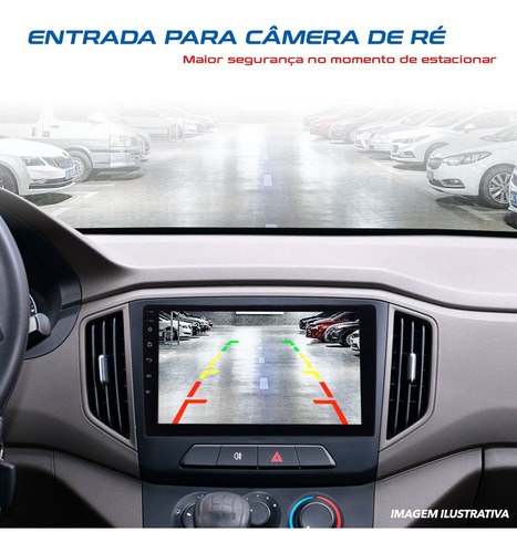 Central Multimídia Crossfox 2016 Touch Bluetooth 9 Polegadas