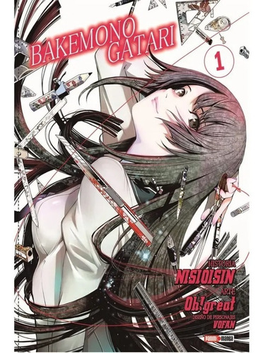 Manga Bakemonogatari Volumen 1 Panini México