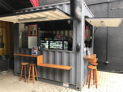 Imagem 1 de 6 de Container Comercial Cafeteria/lanches Pronto Para Operar