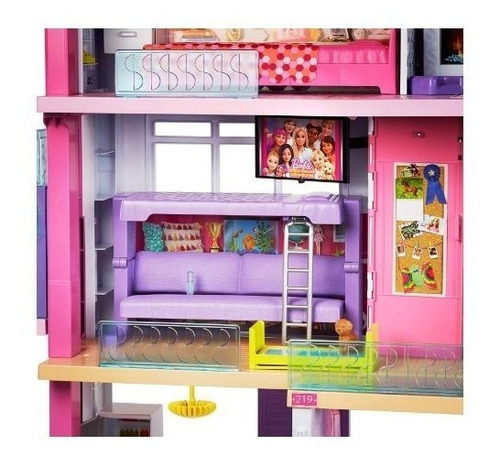 Barbie Mega Casa De Los Sueños Fhy73 Multicolor Mansión