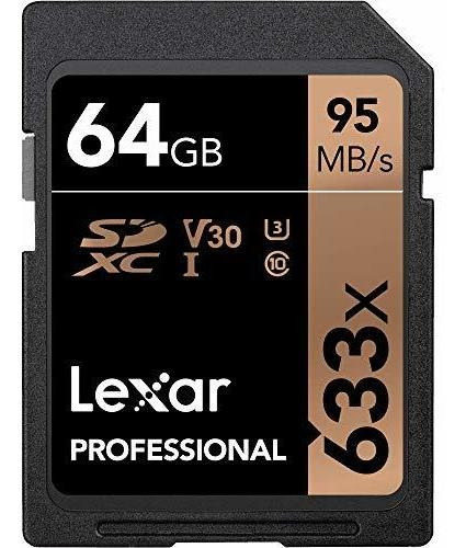 Lexar Professional 633x 64gb Tarjeta Sdxc Uhs-i