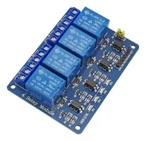 Comprar Relé 12v 4 Canales Compatible Con Arduino Pic Raspberry