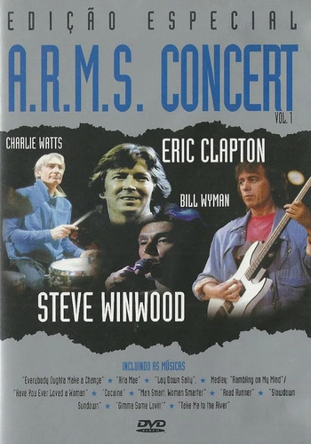 A.r.m.s. Concert Vol.1 - Dvd - Jeff Beck - Eric Clapton