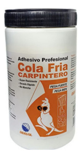 Cola Fria Carpintero Blanca Dideval 1kg 