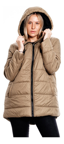 Campera Mujer Inflada Larga Noruega 7006