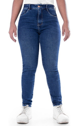 Pantalon Cargo Denim Stretch Gzuck Whinda Mujer