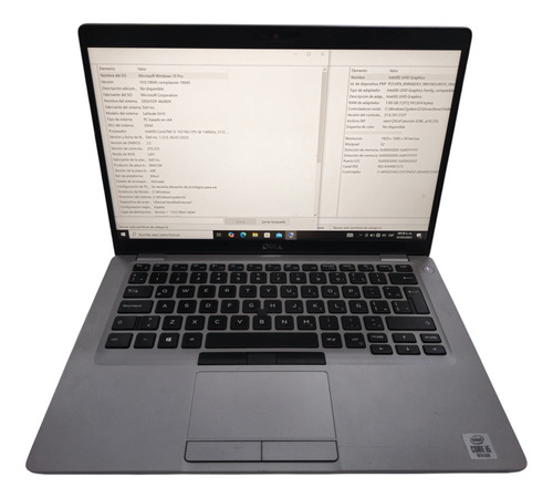 Laptop Dell Latitude 5410 Core I5 512/16gb Lt5410-i516512rf Gris