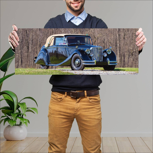 Cuadro 30x80cm Auto 1948 Jaguar Mark V Drophead 7