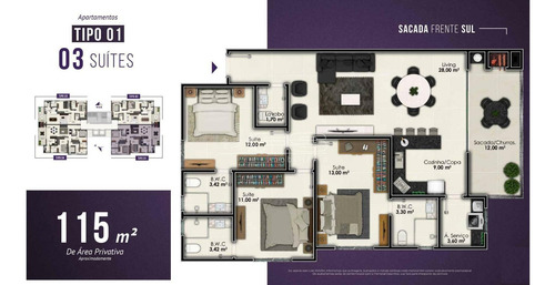 Imagem 10 de 12 de La Gioia Rezidenciale 3 Suites Meia Praia Itapema - 4507