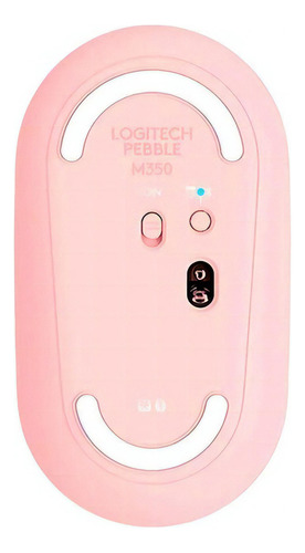 Mouse Inalámbrico Logitech Pebble M350 Color Rosa