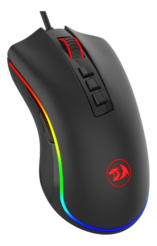 Ratón Óptico Para Juegos Redragon M711 Cobra Rgb, Negro