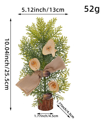 Mc Mini Árbol De Navidad 25*3pcs