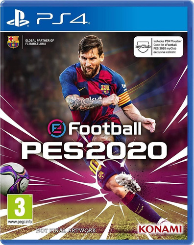 Pes 2020 Ps4. Español Latino. Nuevo. Físico