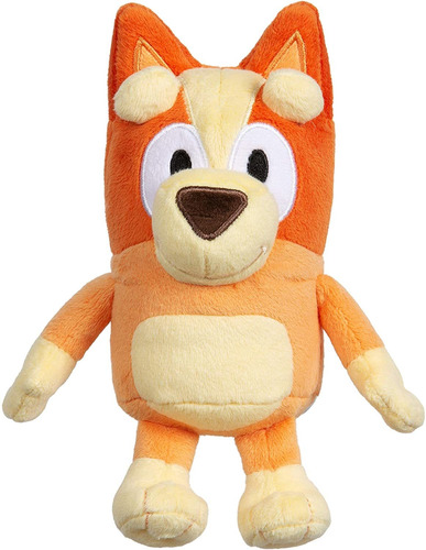 Peluche Bluey Bingo Perro Café 25 Cm Color Naranja