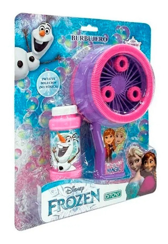 Burbujero Frozen Y Liquido Magico Ditoys 2403