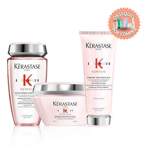 Kit Kerastase Genesis: Bain Hydra + Fond + Masque + Regalo