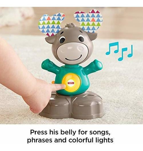 Imagen 5 de 6 de Fisher-price Linkimals Musical Moose - Juguete Educativo Int