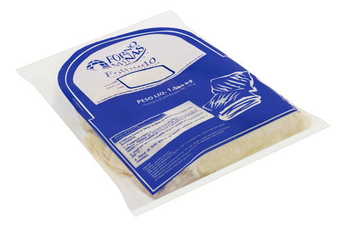 Folhado Congelado Recheio Peru com Queijo Branco Forno de Minas Pacote 1,08kg 9 Unidades