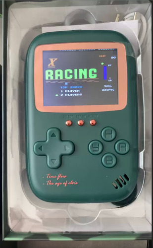 Consola De Videojuegos Con Función De Cargador Portátil Verde
