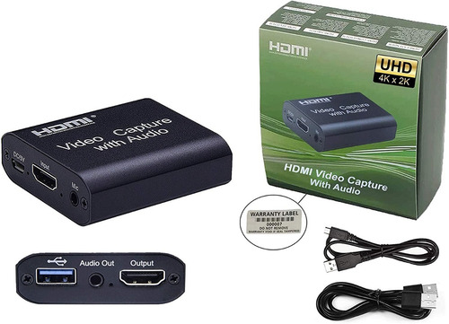 Capturadora De Video Usb 3.0 1080 60fps Hdmi Cámara Xbox Ps5