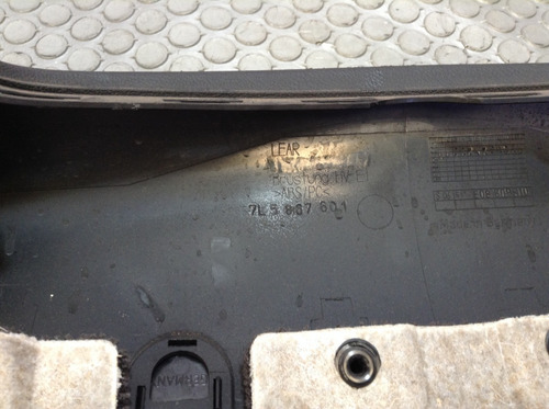 Vista Int Tapa Cajuela Porsche Cayenne Mod 04-06 (Usado)