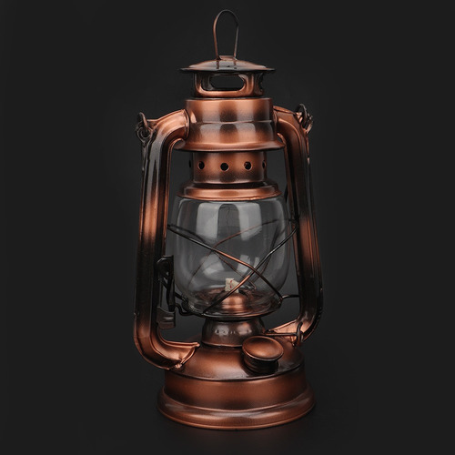 Lâmpada De Querosene Vintage Lanterna De Ferro Luz Noturna