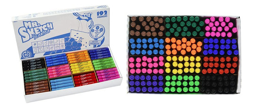 Mr Sketch® Marcador Perfumado Clase Color Surtido 192 Stix