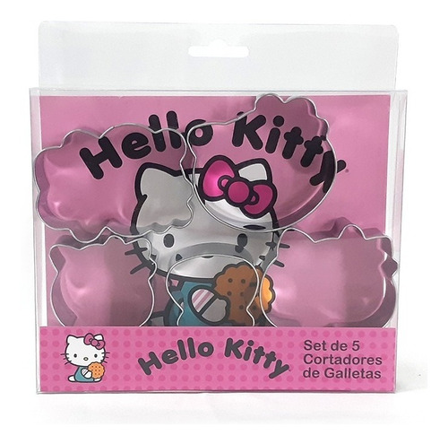 Imagen 3 de 8 de Cortadores De Galletas Hello Kitty Hk014